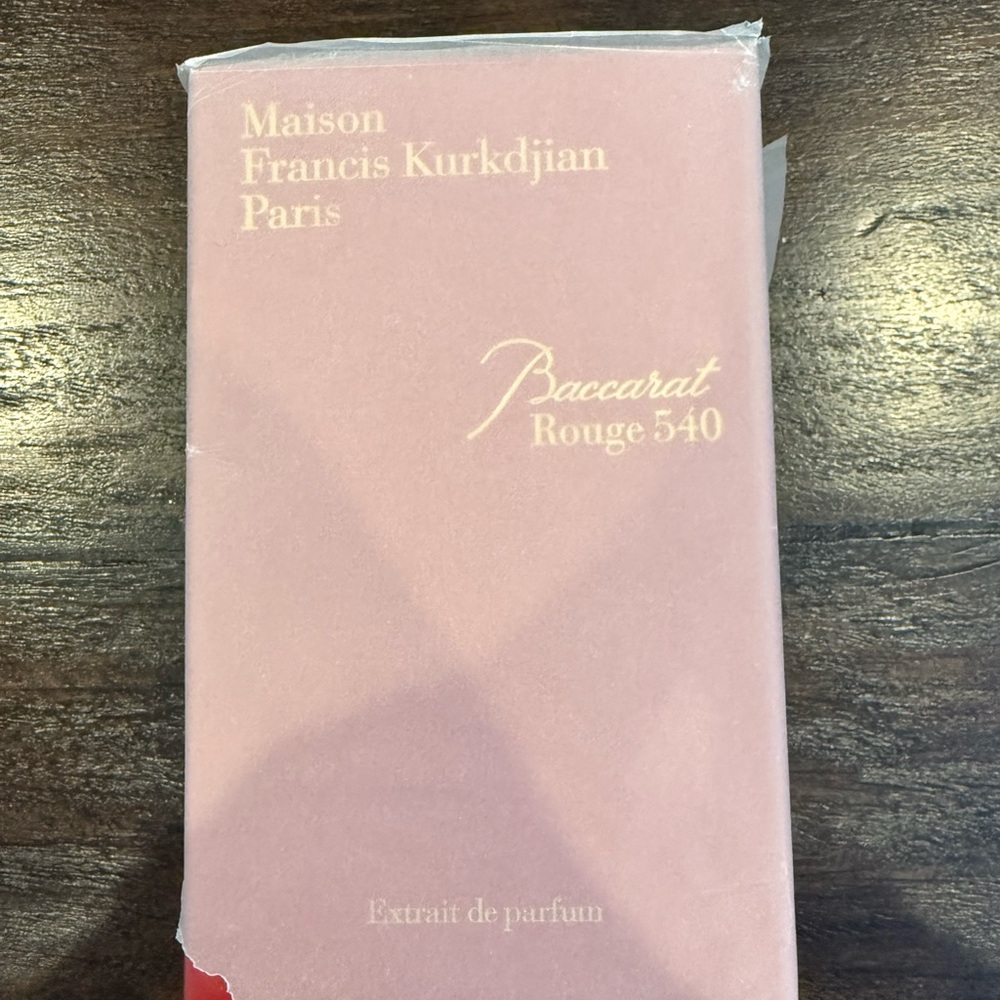 Maison Francis Kurkdjian Red Box Packaging